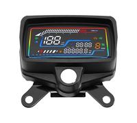 Motorcycle Tachometer Instrument Motorcycle Instrument Odomete with Connector Digital Display Oil Fuel Gauge Speed RPM Meter For Honda CG125 Motorbike