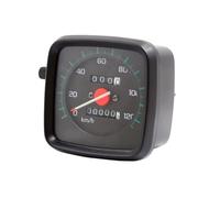 Motorcycle Tachometer Motorcycle Speedometer Odometer DC 12V Dual Odometer Tachometer Cluster Indicator Fit For EN Motorcycle(B)