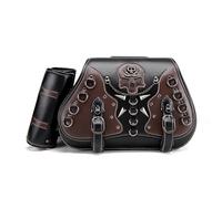 Motorcycle Tail Bag for CB Unicorn 160/Dazzler/CB1000R 5Four/ABS/C-ABS/CB1000R Black Edition, Leather Motorcycle Dual Side Pannier Waterproof Motorcycle Bag Motorcycle Saddlebags with Water Cup Pouch