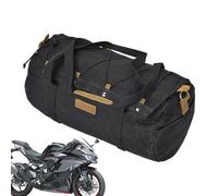 Motorcycle Tail Bag, Motorcycle Bags - Portable Gourmet Canvas Canvas Rear Storage Backpack | Retro Waterproof Motorcycle Bags For Back Seat With Zipper And Buckle For Women
