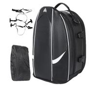 Motorcycle Tail Bag, Motorcycle Saddle Bags with Rain Cover - Waterproof Saddle Bags, Seat Bag for Motorcycle Tanks, Weekend Travel Tanks