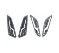 Motorcycle Tail Brake Stop Motorbike Front Rear E-Mark Turn Signals Blinker Daytime Running LED Light For ve&spa For For Primavera 50 125 150 2013-2023(Color 1 set clear)