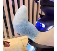Motorcycle Tail Decor | Remote Control Moving Fox Tail For E-Scooter | Electric Wagging Tail, Biomimetic Motion, Portable Remote, Universal Fit, Lightweight, Female Riders, Gift, Urban Commuting,