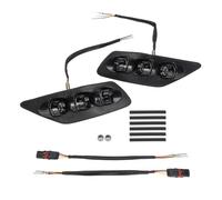 Motorcycle Tail light For BMW S1000RR M1000RR 2020-2022 2023-2025 Integrated LED Tail Light 1 Pair Motorcycle Rear Turn Signals Indicators Flashers Tail Brake Light(2020-2022 Black)