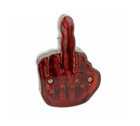 Motorcycle Tail light Motorcycle Taillight Middle Finger LED Tail Light Rear Stop Light License Tail Light Tail Brake Light