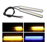 Motorcycle Tail Light With Sequential Turn Signal Flexible LED Strip For Enhanced Visibility On The Road(blue and yellow)