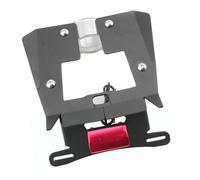 Motorcycle Tail Tidy For Fender Bracket Mount for Honda for MSX125 for Grom for SF 2016-2020 License Plate Holder(Red)