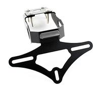 Motorcycle Tail Tidy For Kawasaki Ninja 650 Z650 2017-2021 Licence Plate Holder Fender Eliminator Bracket Mount with Turn Signal Indicator Sequential Flowing LED Light (Holder Only)