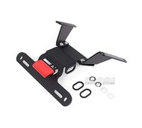 Motorcycle Tail Tidy Licence Plate Holder For Honda CB650R CBR650R 2019 2020 Motorbike Registration Rear Fender Eliminator Bracket Mount with LED Number Plate Light (Red)