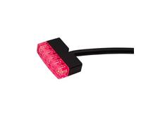 Motorcycle Taillight indicator brake Universal Motorcycle Square Small Taillight License Plate Light Modification Accessories Brake Turn Signals