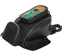 Motorcycle Tank Bag for Harley Davidson Softail Heritage 1981-2024 2025 2026, Strong Magnetic Waterproof Oxford Black Motorbike Quick Release Pannier Bag