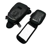 Motorcycle Tank Bag, Waterproof Magnetic Saddlebag, Transparent Touch Screen Front Pocket, Riding Storage Accessory with Magnet, Waterproof Tank Bag for Navigation, Travel Gear for Road Trips