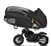 Motorcycle Tank Bag, Waterproof Magnetic | Tank Bag with Phone Touch Navigation, Reflective Riding Shoulder, 600D Oxford Cloth Quick Install, 31x8cm Storage, Includes Waterproof Cover