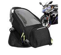 Motorcycle Tank Bag With Magnetic Mount & Touchscreen Window | 7 Inch Large Display Navigation Holder | Waterproof Oxford Cloth Riding Motorcycle Accessory | Universal Detachable Shoulder Strap Motorb