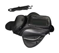 Motorcycle Tank Bags - Motorbike Organizer Pouch | Motorbike Cycling Bag | 12.6x7.09x5.12 Inches | Multipurpose Waterproof Oxford Cloth Strong Magnetic Bag with Bigger Window Storage