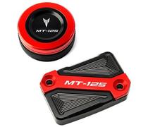Motorcycle Tank Caps For Y&AMAHA MT125 MT 125 MT-125 2008-2023 Motorcycle Front & Rear Brake Fluid Reservoir Cap Cylinder Cover Guard Protector