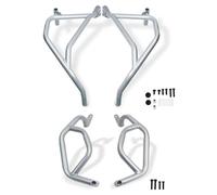 Motorcycle Tank Crash Bar For CFMOTO For 450-MT 2024 Engine Guard Highway Crash Bar Motorcycle Frame Protection Bumper(Full Set silver)