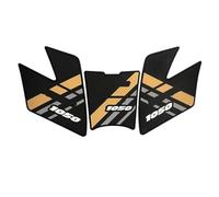 Motorcycle Tank Decal Motorcycle Anti Slip Traction Tank Pad Sticker Knee Protector for Suzuki 1050 for V-Strom DL1050/XT(Gold 1 Set)
