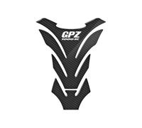 Motorcycle Tank Decoration Carbon Fuel Pad Stickers Suitable For GPZ1000RX Tank Protector Decal(Silver)