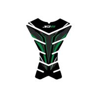Motorcycle Tank Decoration Suitable for XJ6 Diversion Fuel Pad Protector Decals Carbon(Green 3)