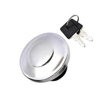 Motorcycle Tank Lock Motorcycle Gas Fuel Cap Lock With Key For Harley Sportster 883 XL For Custom For Roadster For Super Low 1995 1996 1997 1998 1999-2003(Silver)