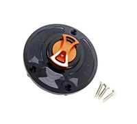 Motorcycle Tank Lock Motorcycle Quick Open Fuel Gas Cap Motorbike Parts For Kawasaki For VERSYS 650 KLE650 2007-2017 KLZ1000 2012-2017 2016(Orange)