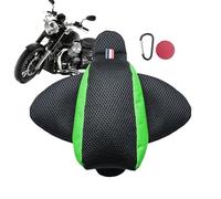 Motorcycle Tank Pad - 9 Inch Cushion | Mesh Protection - Magnetic Tank Protector | Shock Absorbing Breathable Non-Slip Leather Tank Pad Made of Silk Cotton with Quick Release