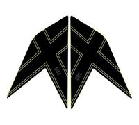 Motorcycle Tank Pad Protector Leather Frosting Sticker Decals for CFMOTO 700CL-X CLX 700 POMPOMPUR(1 Pair 1)