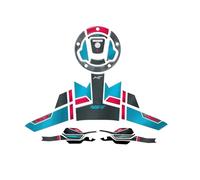 Motorcycle Tank Pad Protector Motorcycle Fuel Tank Pad Protector Covers Resin Stickers Kit For 450MT 2024 Tank Pad Sticker