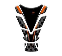 Motorcycle Tank Pad Stickers Protector Decals Case Accessories Carbon-Look for ER6N(17 Orange)