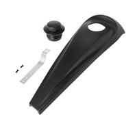 Motorcycle Tank Protector Fit For Touring CVO Electra Road Street Glide 08-22 Motorcycle Gloss Matte Black Smooth Dash Fuel Console Cover(Matte Black with Cap)