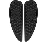 Motorcycle Tank Protector, Fydun Tank Traction Pad Side Gas Knee Grip Protector 2 PCS Anti Slip Gas Tank Protectors for Retro Motorcycle (Black)