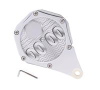 Motorcycle Tax Disc Door - Metal Permit Door | Hexagonal Tax Disc Permit Frame | Aluminium with | Motorcycle Permit Holder | Porta 'eti