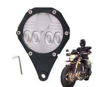 Motorcycle Tax Disc Door - Metal Permit Door | Hexagonal Tax Disc Permit Frame | Aluminium with | Motorcycle Permit Holder | Porta 'eti