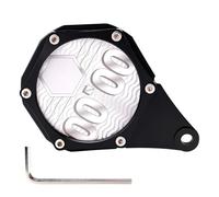 Motorcycle Tax Disc Holder, Aluminum Alloy Motorbike Tax Disc Holder Waterproof Motorcycle Tax Disc Permit Holder Resistant To Theft Plate with Allen Key for Motor Bike Scooter Motorcycle
