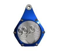 Motorcycle Tax Disc Holder Mounting Solution for License Plate and Permit with Seal for Scooters, Blue