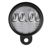 Motorcycle Tax Disc - Weatherproof Stainless Round Label Holder, Rustproof Flexible Scooter Identification Tag Outdoor Riding Accessory Reusable Mount System | Secure Display for Road Cycling