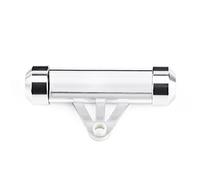 Motorcycle Tax Tube, Universal Motorcycle Motorbike Secure Tax Disc Tube Cylindrical Holder Frame Waterproof(Silver)