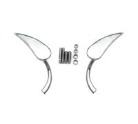 Motorcycle Teardrop Rad II Rearview Mirror For For D&avidson Street Sportster Cruiser Chromed