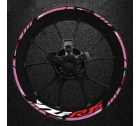 Motorcycle Thick Edge Outer Rubber Strip Wheel Rim Sticker For Yamaha YFZR15 Reflective Spare Parts(Style 13)