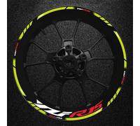 Motorcycle Thick Edge Outer Rubber Strip Wheel Rim Sticker For Yamaha YFZR15 Reflective Spare Parts(Style 10)