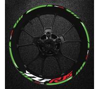 Motorcycle Thick Edge Outer Rubber Strip Wheel Rim Sticker For Yamaha YFZR15 Reflective Spare Parts(Style 7)