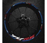Motorcycle Thick Edge Outer Rubber Strip Wheel Rim Sticker For Yamaha YFZR15 Reflective Spare Parts(Style 5)