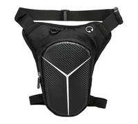 Motorcycle Thigh Bag - 26 x 26 x 8 cm, Adjustable, Spacious Belt Bag with Zip, Drop Leg Bag, Motorcycle Travel Waist Bags for Cycling, Hiking, Camping, Fishing, Travel, Ou