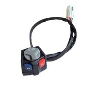 Motorcycle Three Function Switch Button Headlight Horn Kill Universal Electric Flameout Start For XC XCW EXCF SX(3 buttons Left side)