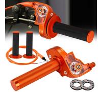 Motorcycle Throttle Assembly 7/8" for KTM EXC 50-250cc Dirt Bike Orange