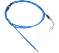 Motorcycle Throttle Cable for PWK Carburetor Bucket Type, Steel Rubber Wire Red Green Blue Yellow Black(Blue)