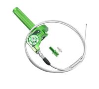 Motorcycle Throttle Grip 7/8" 22mm CNC Aluminum Quick Twister with Throttle Cable for KLX CR CRF EXC XR CRF50 CRF230 50 70 110 125 230 250 Dirt Pit Bike Motocross Motorbike Quad ATV (Green)