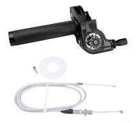 Motorcycle Throttle Grip Handle for 7/8 inch 22mm Handlebars(Black)