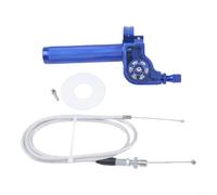 Motorcycle Throttle Grip Handle for 7/8 inch 22mm Handlebars(Blue)